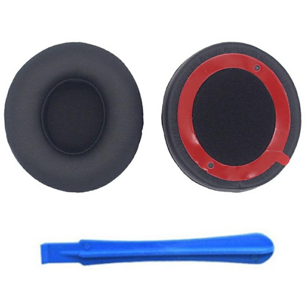 

1 Pair For Beats Solo 4 Headphone Earpads Protein Leather Replacement Earmuffs with Crowbar B