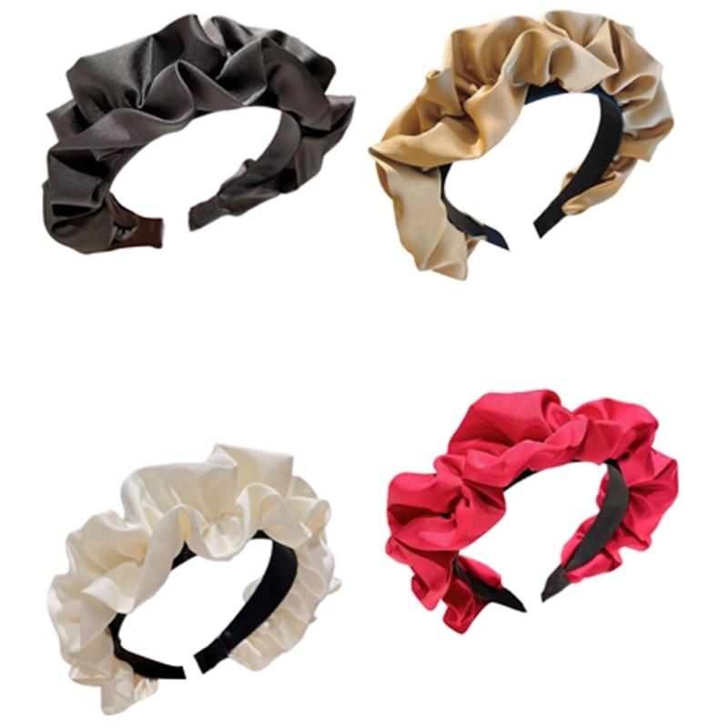Luxurious Satins Headbands Women Fashion Hair Hoop Vintage Stylish Hairpiece Women's Hair Accessories