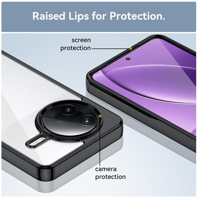 For Xiaomi Poco F7 Pro Case Xiaomi Poco F7 Pro Cover Funda Shockproof Clear PC + TPU Silicone Phone Cover For Xiaomi Poco F7 Pro