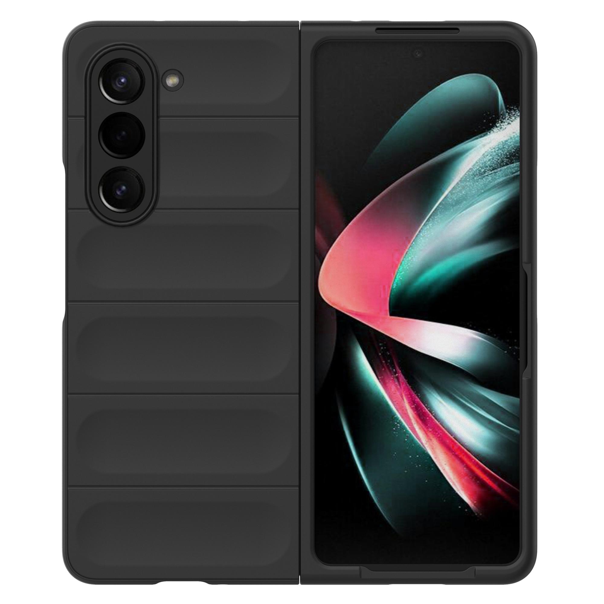 

For Samsung Galaxy Z Fold5 5G Phone Case Shockproof Hard PC Back Cover Black