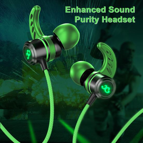 

Yousheng High Clarity Gaming Earbuds Wired Headphones Stereo Sound Noise-Cancelling Ultralight In-Ear Design Phones Universal Wired Headphones