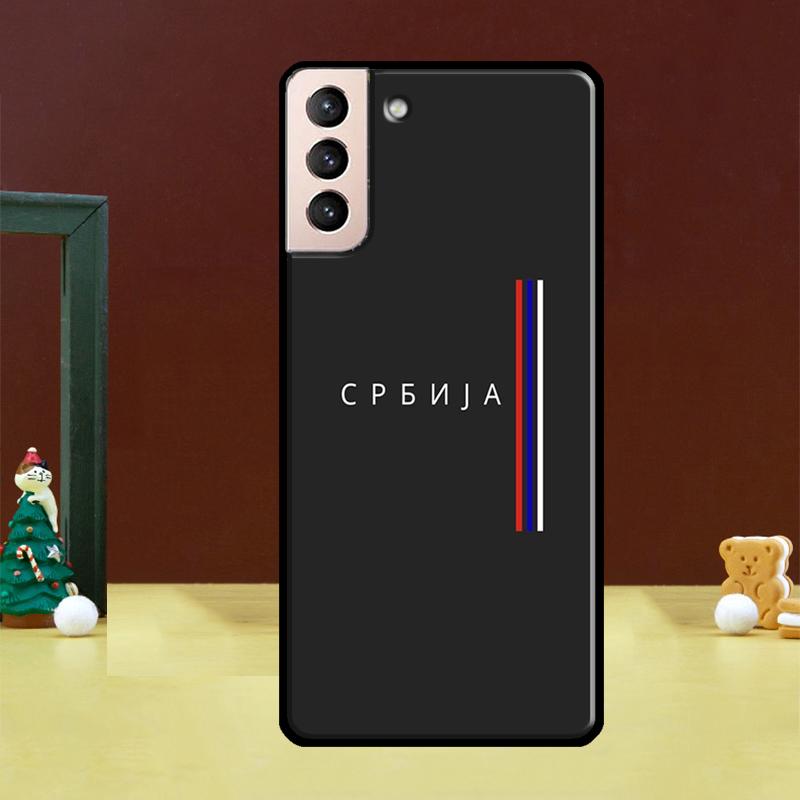 Serbia Flag Case For Samsung Galaxy S23 S21 S22 Ultra S8 S9 S10 Note 10 Plus Note 20 Ultra S20 FE Cover
