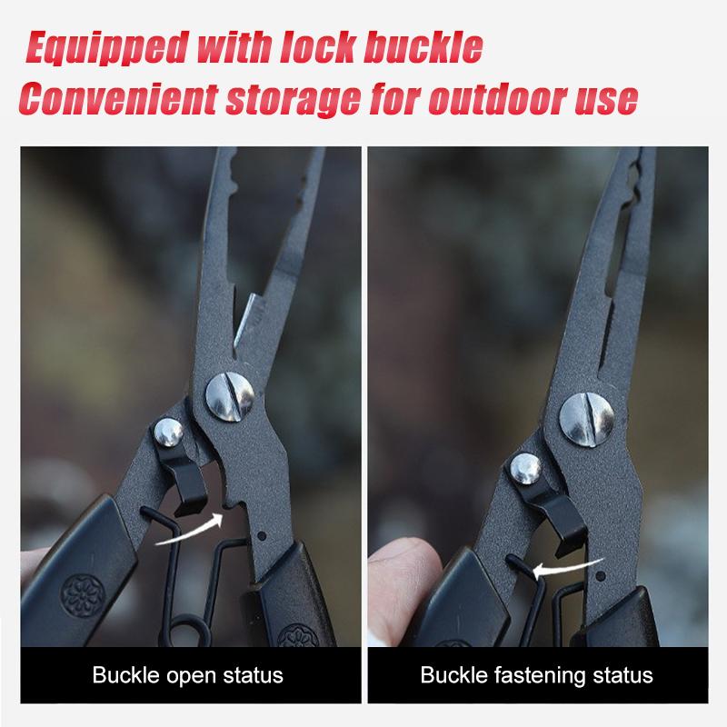 Steel Fishing Line Cutter Accessories Fishing Tool Split Ring Pliers Fishing Pliers Hook Remover Stainless Steel Line Cutter