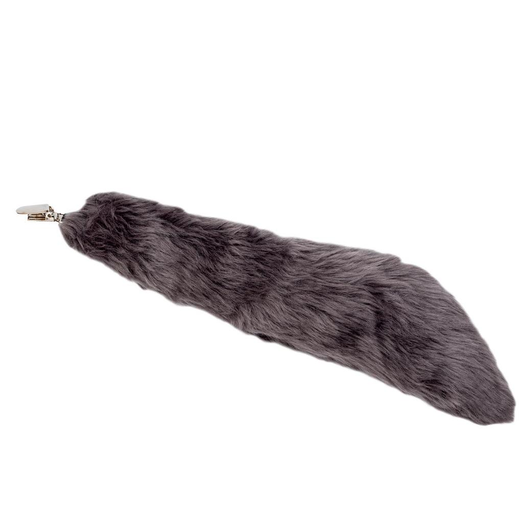Gray Wolf Set: Wolf Tail Headband Fairy Tale Forest