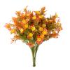 1/6Pcs Fall Artificial Flower Realistic Fake Plastic Flower Home Office Wedding Party Table Centerpiece Indoor Outdoor Faux Bloom Decoration