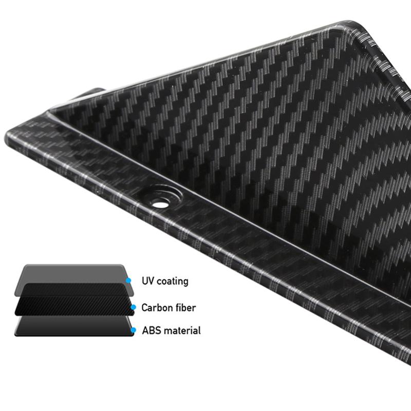 4pcs Universal ABS Car Modified Rear Bumper Diffuser Spoiler Rear Bumper Lip Diffuser Anti-collision Car Accessories