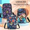 Women's Crossbody Nylon Mini Handbag - Mobile Phone & Coin Purse