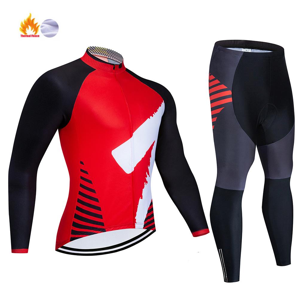 2026 Winter New Cycling Jerseys Set MTB Bike Clothes Maillot Ropa Ciclismo Invierno Bicycle Thermal Fleece Cycling Clothing