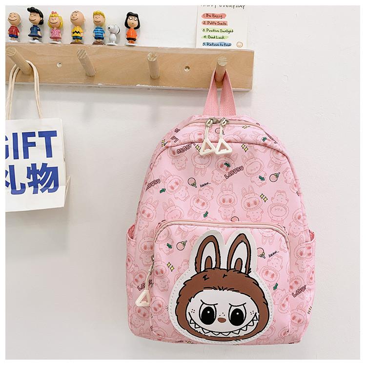 Trendy Labub Children's Backpack Stylish And Versatile Outdoor Daypack For Kids Aged 3-6