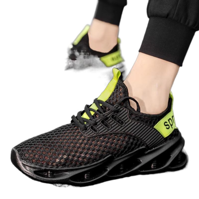 Mesh breathable summer new hollow mesh shoes casual sports ice silk trendy shoes