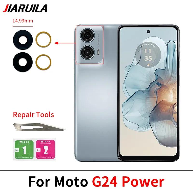 Camera Lens For Moto G85 G100 G200 G62 G60S G54 5G G52 G51 5G G41 G24 Power G14 Rear Back Camera Glass Lens With Glue Adhesive