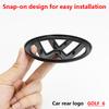 För VOLKSWAGEN VW 1 st Bil Original Ersättning Framgrillmärke Bagagelucka Baklucka Emblem Logotyp Dekor Tillbehör För VW MK6 GOLF 6 2