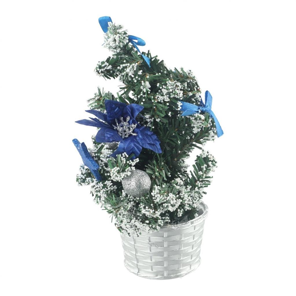 Vibrant Artificial Mini Christmas Tree Miniature Festive Table Decoration
