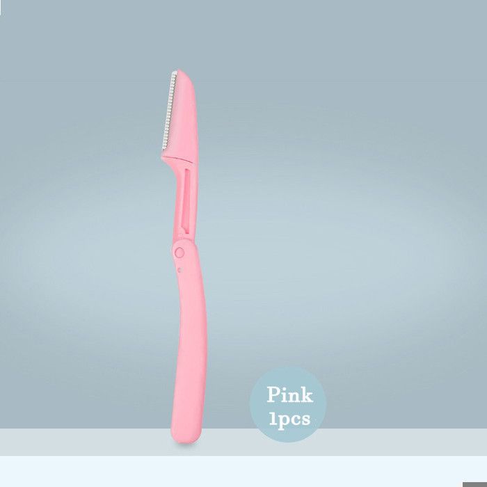 Rasoir Pour Le Visage,rasoir Pour Dames,couteau À Sourcils,lames De Rasoir Pour Le Visage,épilateur Pour Femmes- Pink 1pcs[F]