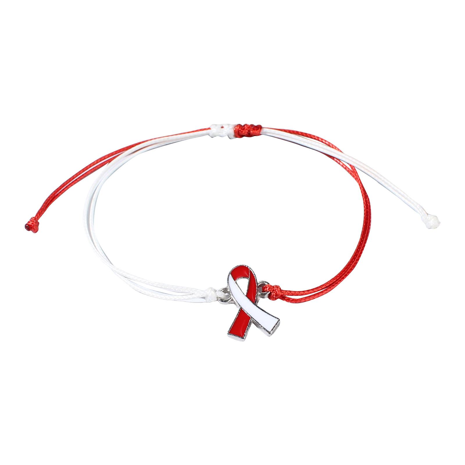 

Браслеты для осведомленности о раке груди Лента Браслеты для осведомленности о раке груди Мотивационный браслет Аксессуары Подходят для женщин, переживших рак, Подарки для вечеринки One Size красный