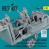 Reskit Cockpit Interior Decals Landing Gear Set Kitty Plastic Model Parts 1/32 OV-10A/C w/3D & (for Hawk) RSKU32-0060 (Airplane)