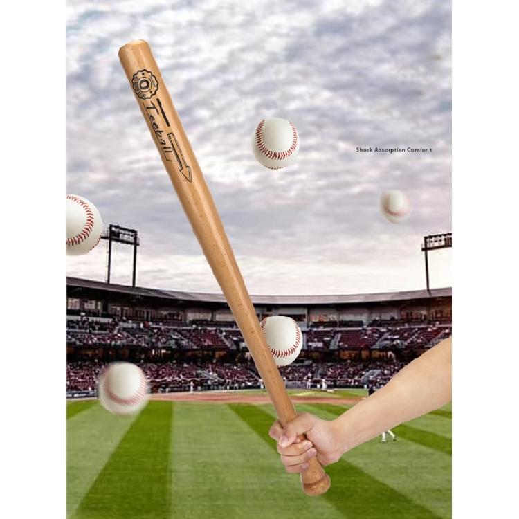 Professionelle Hartholz Baseballschläger Massivholz Baseballschläger Selbstverteidigungsausrüstung