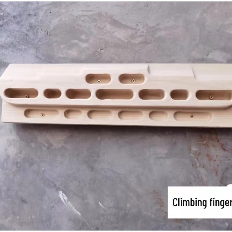 Portable Wooden Rock Climbing Fingerboard