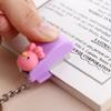 Cartoon Key Ring Pendant Size 10 Staples Stapler Key Chain Mini Stapler Stapler Binding Tools