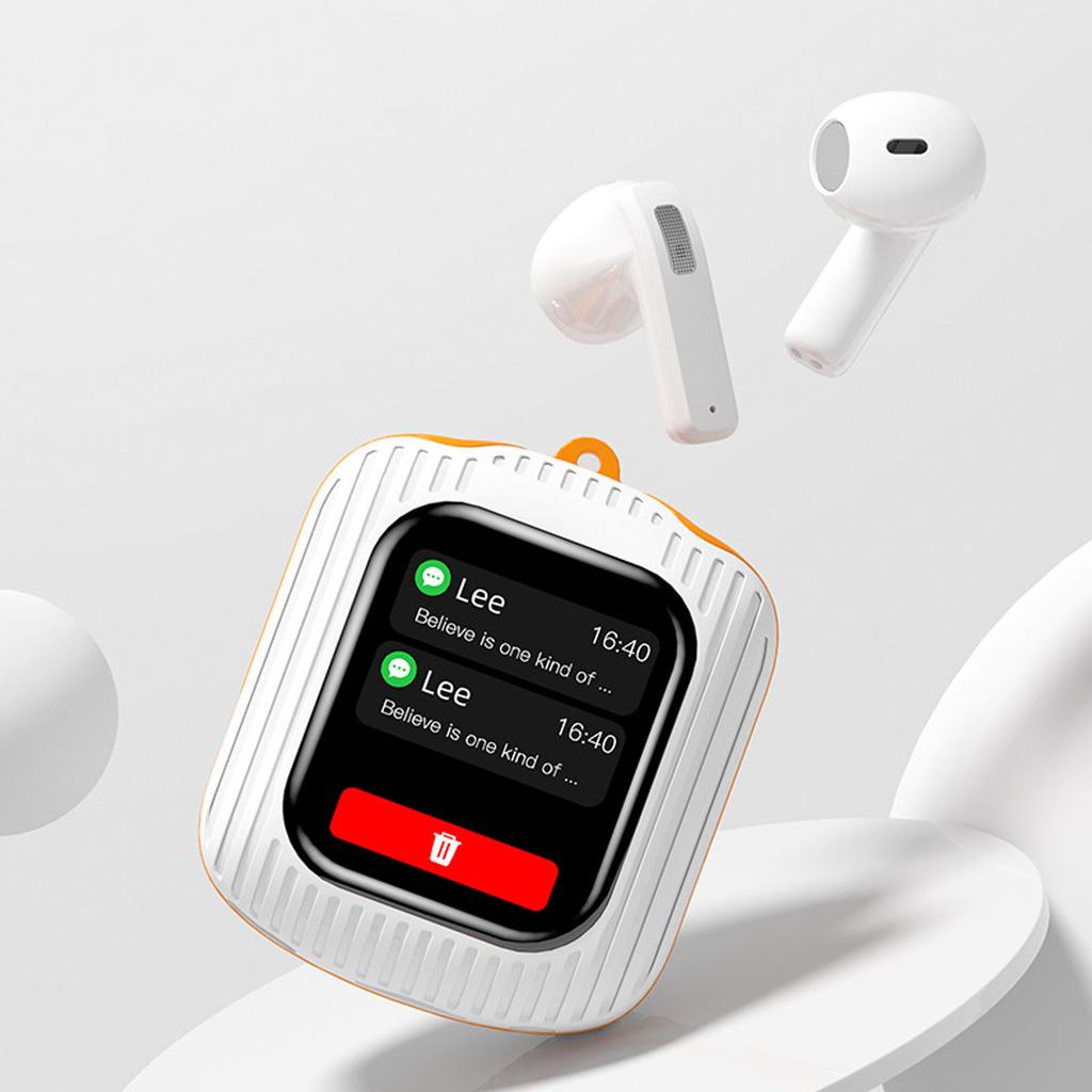 Earphones LCD Display APP Control Portable Headphones Earbuds for Study Work Life 10m