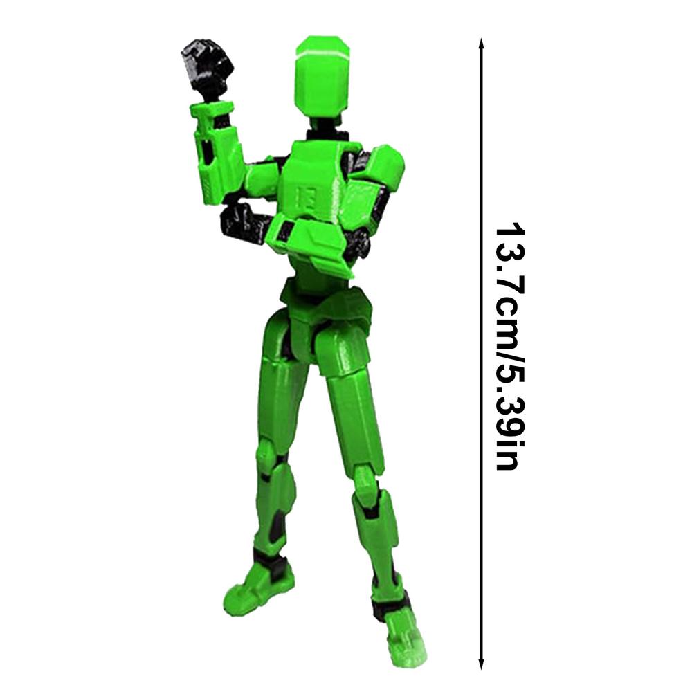 Multi-articular Action Figure Robot 3d Printed Action Figure Assembly Figure Toy Multi-jointed Movable Robot home Desktop Decors