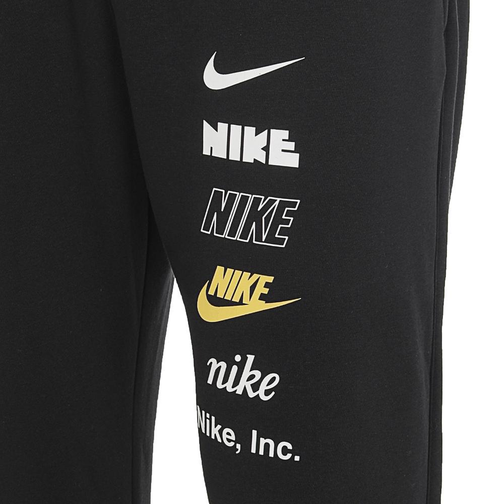 Nike Letter Logo Fleece Crewneck Pullover Sweatshirt Warm Casual Cuffed Knit Pants Set Unisex Sweatshirt Set DX0782-030+DX0796-010+1