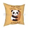 Hug This Panda Until You Can Hug Me Pillow Case Printed Home Soft DIY Pillow Cover Hug This Until You Can Hug Me Panda