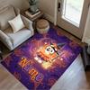 Halloween Pumpkin Adventure Customize Your Name Floor Rug Office Rug Suitable for Study Room Dining Room Outdoor Foyer Antislip Carpet