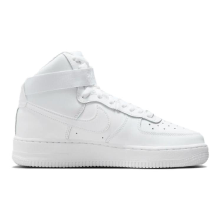 Nike Air Force 1 High LE GS Triple White Kids Sneakers FV5950-111