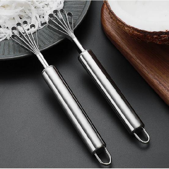 1 pezzo Utensile da cucina multiuso in acciaio inossidabile Sega Dentata Grattugia Cocco Rimuovi Squame Pesce Pelapatate Squame Pesce Gadget da Cucina