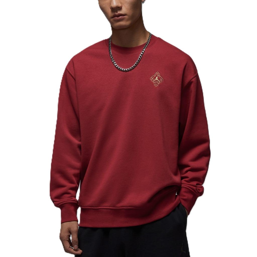 Jordan Flight Fleece New Year Series Knit Crewneck Sports Sweatshirt Men sweatshirt IR0113613