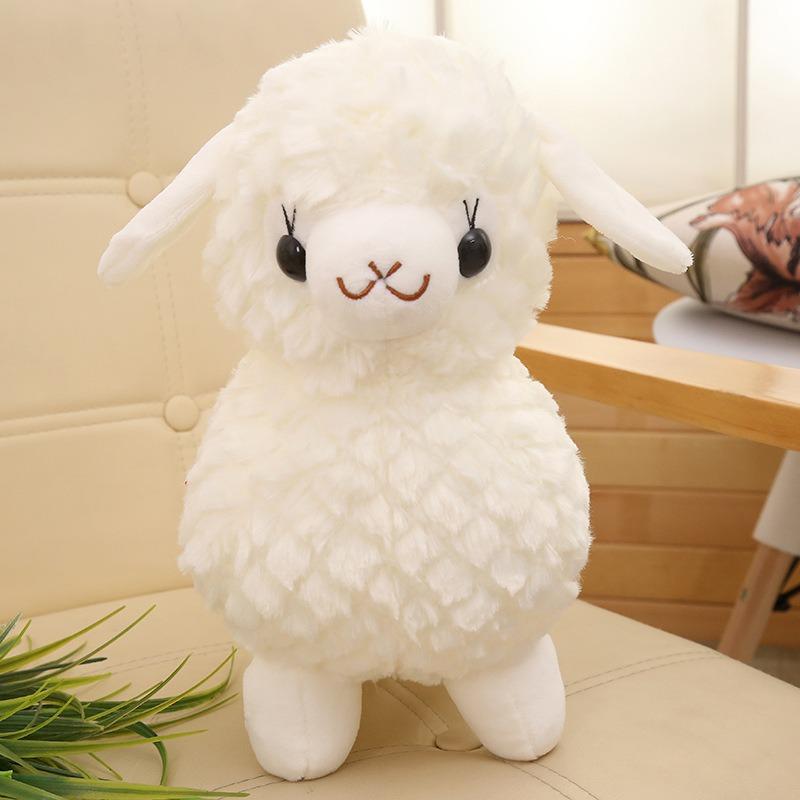 

non-toxic Little Sheep Doll Cute Plush Toy Little Sheep Doll Ornament Alpaca Doll Grabbing Doll Event Gift Birthday Gift Giving to Friends