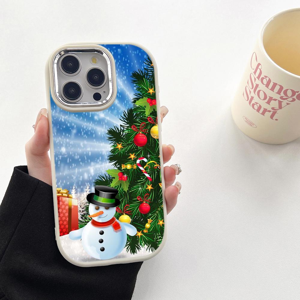 N118 Новогодний Веселый Рождественский дизайн Мягкие чехлы для телефонов Samsung S24 S23 — фото 12