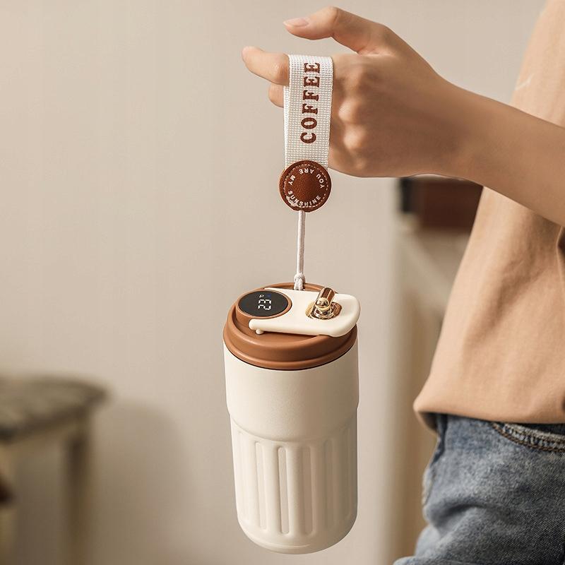 Thermal Mug For Coffee, Tea, Smart Bottle With Display