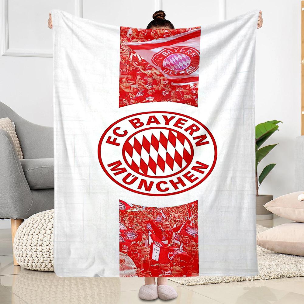 Bayern Munich Blanket Comfortable Perfect for Bed Livingroom Picnics for All Seasons Modern Birthday Christmas Gift Blanket