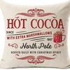 Merry Christmas Decor Cushion Cover x cm Pillow CaseCartoon Reindeer Santa Claus Printed Throw Pillowcase Linen Pillow Cover