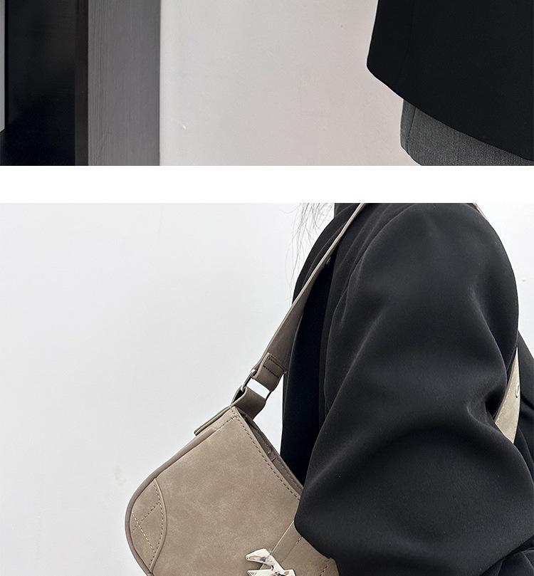 Damenhandtaschen im Retro-Wildleder-Design: Schulter- und Unterarmtaschen mit großem Fassungsvermögen für den Sommer.