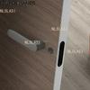 Bedroom Silent Magnetic Suction Door Lock Zinc Alloy Security Door Locks Indoor Wooden Door Handle Lockset Furniture Hardware
