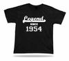 Printed T Shirt Tee Legend Since 1954 Happy Birthday Present Gift Idea Unisex