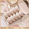 Haoya Underglaze Embossed Strawberry Noodle Bowl Set