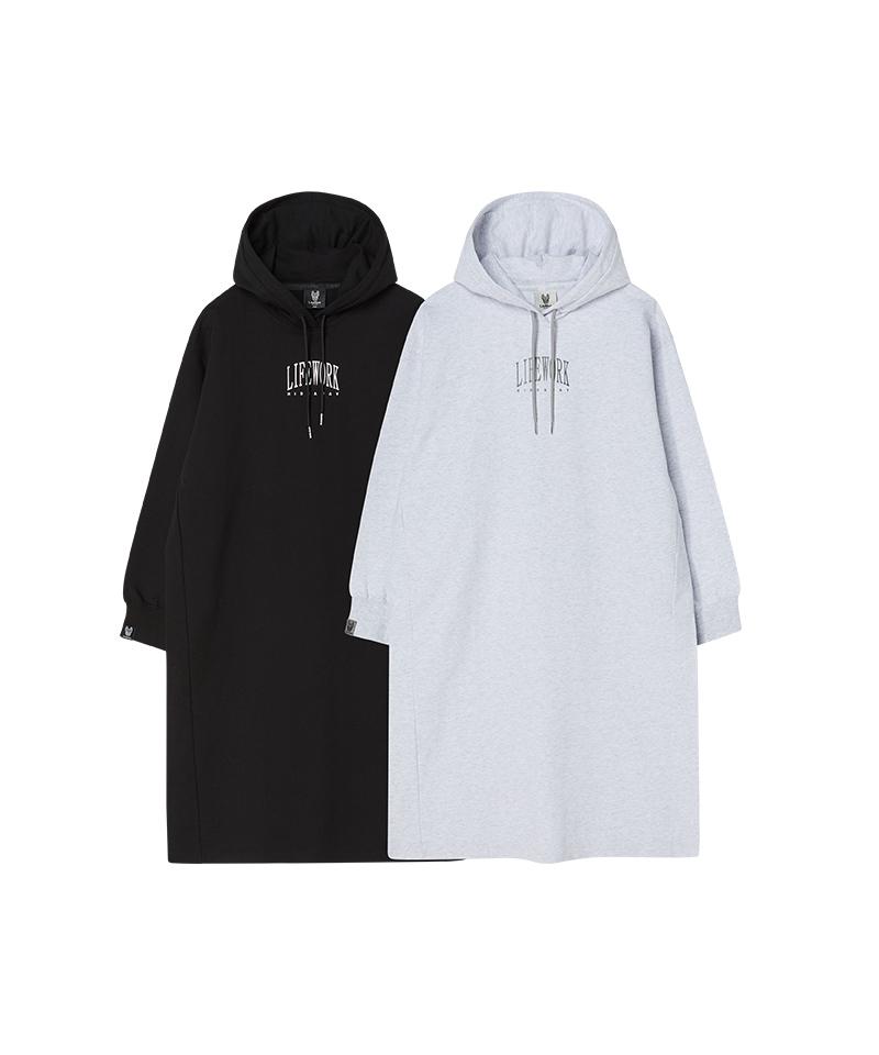 LIFEWORK Women'S Century Logo Hooded Dress