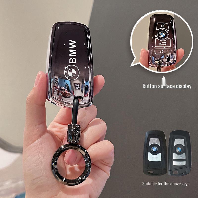 Luxus Schlüsselabdeckung für BMW: Kompatibel mit X3, 3, 4, 5, 6 und 7 Serie - Unisex Premium Schutz