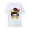 Spain Flag Heart Heartbeat For Spain Men Girl Cute Men's Top T-Shirts Tops Shirt Printed Tops Shirts Camisas Basicas Hombre