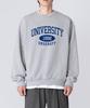 UNDEROFF Authentic Relaxed University Sweatshirt Grey