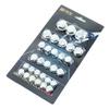 30pcs Motorcycle Screw Nut Cover Caps Bolt Covers Motorcycle Screw Nuts Bolt Cap Cover