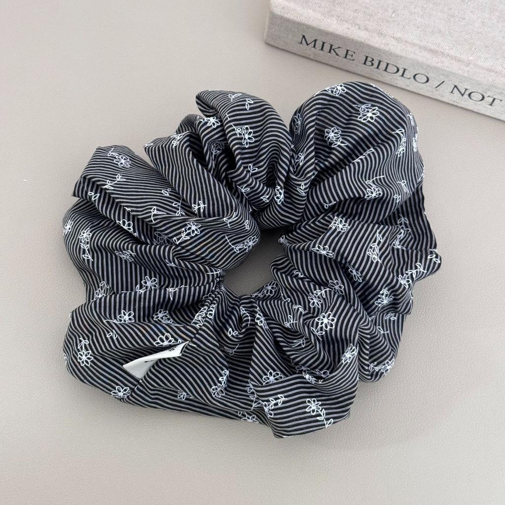 Large big accessories for women girl korean hair ties elastic bands scrunchie leading fashion popular vintage adults kpop