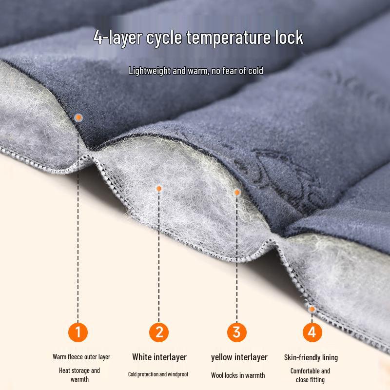 MiiOW Teen Boys' School Uniform Thermal Underwear Set