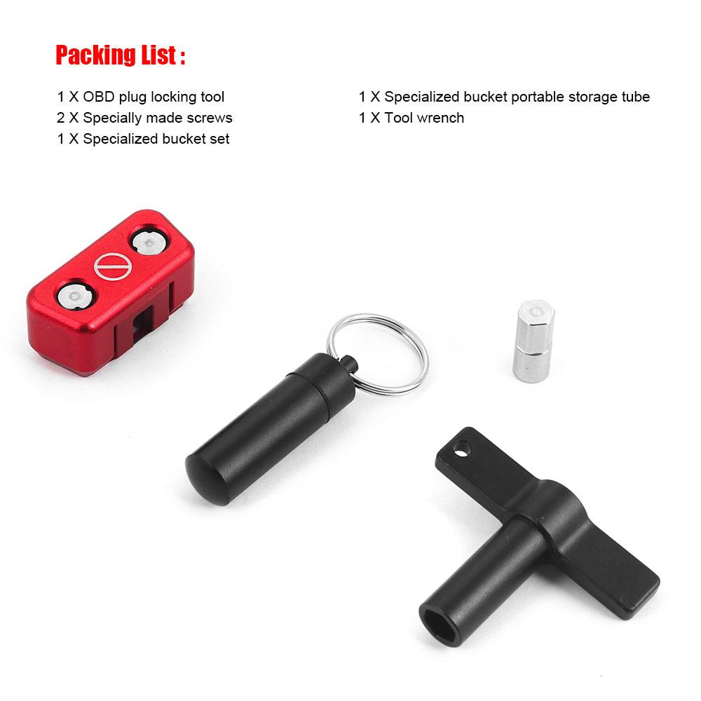 OBD II 2 Port Security Anti-Theft Lock Kit for 1996-Up Vehicles Block Access to OBD Connector Auto Anti-Theft Accessories Thread Lock3