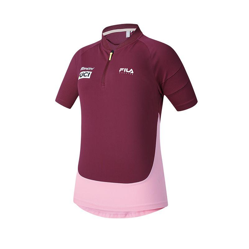 

Новая женская футболка FILA CYCLING с рукавами реглан, благородный фиолетовый цвет A11W518103F-PU 165/84A/M