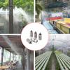 0.15~0.5mm  3/16" Thread High Pressure Misting Nozzle Atomization Sprayer  Irrigation Cooling Humidify Dust Removal Disinfection